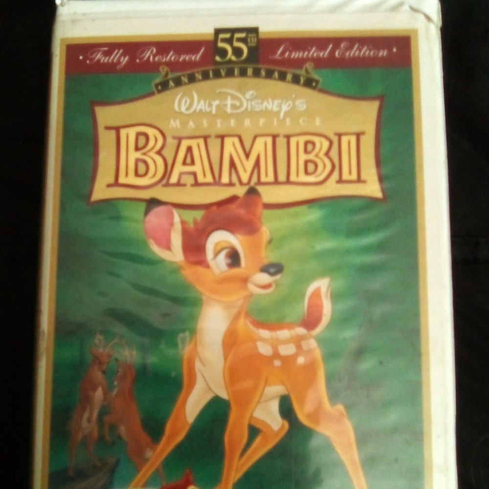 Bambi 55th Anniversary Limited Edition VHS